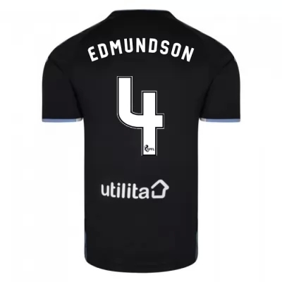 Muži Futbal George Edmundson 4 Vonkajší Čierna Dresy 2019/20 Košele Dres