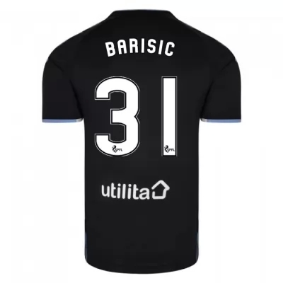 Muži Futbal Borna Barisic 31 Vonkajší Čierna Dresy 2019/20 Košele Dres