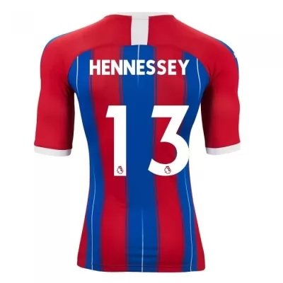 Muži Futbal Wayne Hennessey 13 Domáci Červená Modrá Dresy 2019/20 Košele Dres