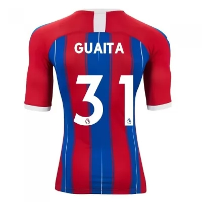 Muži Futbal Vicente Guaita 31 Domáci Červená Modrá Dresy 2019/20 Košele Dres