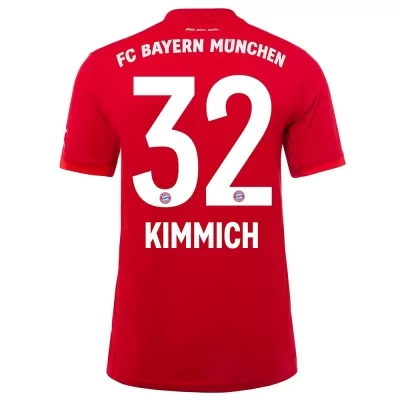 Muži Futbal Joshua Kimmich 32 Domáci Červená Dresy 2019/20 Košele Dres