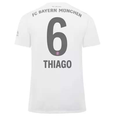 Muži Futbal Thiago 6 Vonkajší Biely Dresy 2019/20 Košele Dres