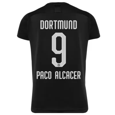 Muži Futbal Paco Alcacer 9 Vonkajší Čierna Dresy 2019/20 Košele Dres