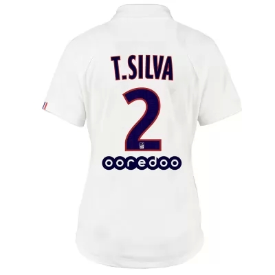 Ženy Futbal Thiago Silva 2 3 Sada Biely Dresy 2019/20 Košele Dres