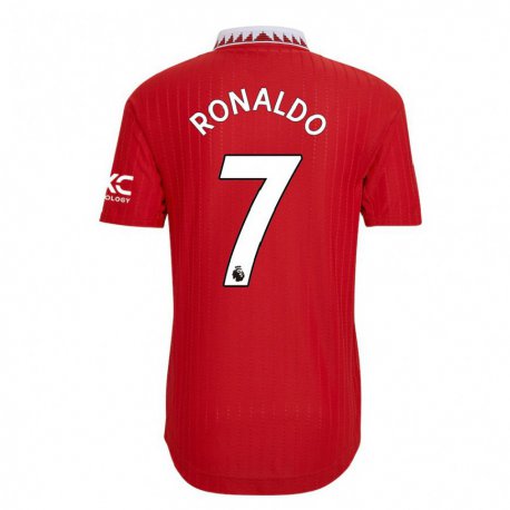 Kandiny Deti Cristiano Ronaldo #7 Červená Dresy Hazai Csapatmez 2022/23 Triĭká