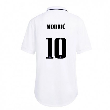 Kandiny Deti Luka Modric #10 Biela Fialová Dresy Hazai Csapatmez 2022/23 Triĭká