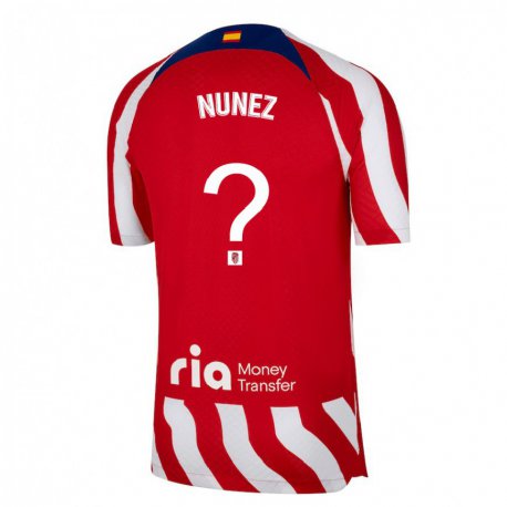 Kandiny Deti Rafael Nunez #0 Červená Biela Modrá Dresy Hazai Csapatmez 2022/23 Triĭká