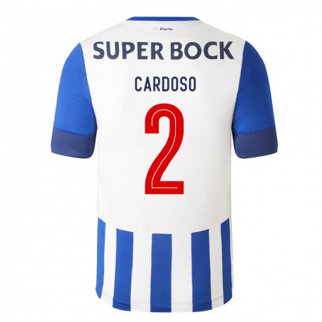 Kandiny Deti Fabio Cardoso #2 Kráľovská Modrá Dresy Hazai Csapatmez 2022/23 Triĭká