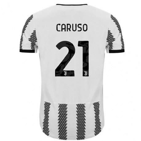 Kandiny Deti Arianna Caruso #21 Biely Čierny Dresy Hazai Csapatmez 2022/23 Triĭká