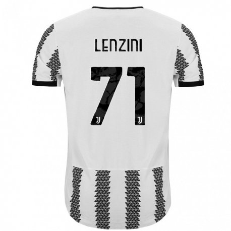 Kandiny Deti Martina Lenzini #71 Biely Čierny Dresy Hazai Csapatmez 2022/23 Triĭká
