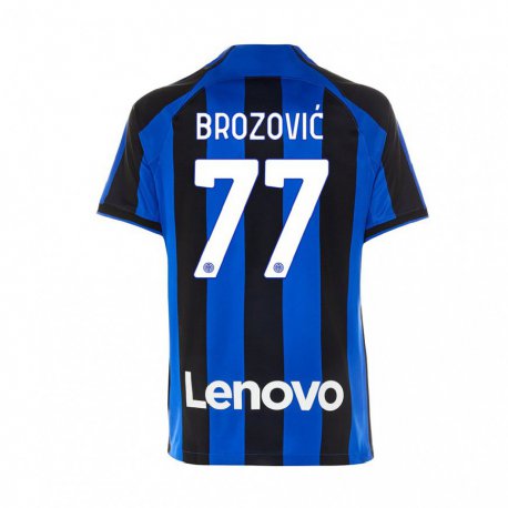 Kandiny Deti Marcelo Brozovic #77 Kráľovská Modrá Čierna Dresy Hazai Csapatmez 2022/23 Triĭká