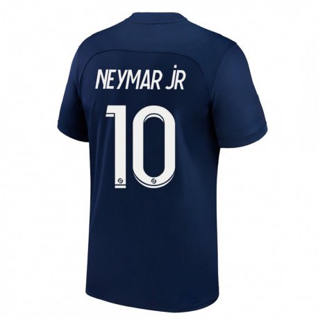 Kandiny Deti Neymar #10 Tmavámodrá Červená Dresy Hazai Csapatmez 2022/23 Triĭká