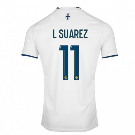 Kandiny Deti Luis Suarez #11 Biely Zafír Dresy Hazai Csapatmez 2022/23 Triĭká