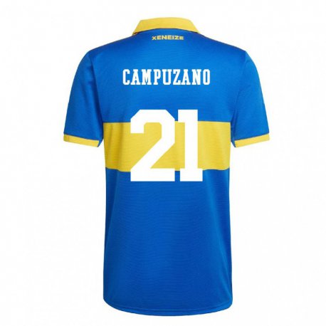 Kandiny Deti Jorman Campuzano #21 Olympijská Žltá Dresy Hazai Csapatmez 2022/23 Triĭká