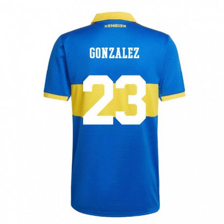 Kandiny Deti Diego Gonzalez #23 Olympijská Žltá Dresy Hazai Csapatmez 2022/23 Triĭká