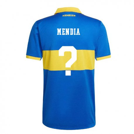 Kandiny Deti Mateo Mendia #0 Olympijská Žltá Dresy Hazai Csapatmez 2022/23 Triĭká