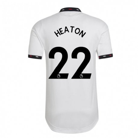 Kandiny Deti Tom Heaton #22 Biely Dresy Idegenbeli Csapatmez 2022/23 Triĭká
