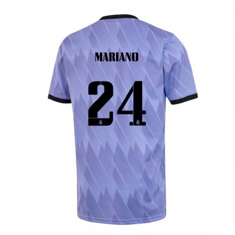 Kandiny Deti Mariano Diaz #24 Fialová Čierna Dresy Idegenbeli Csapatmez 2022/23 Triĭká