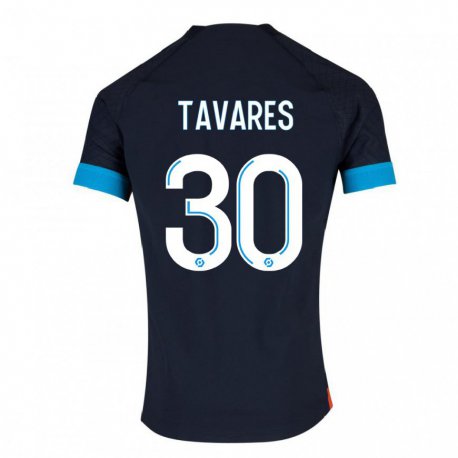 Kandiny Deti Nuno Tavares #30 Čierna Olympijská Dresy Idegenbeli Csapatmez 2022/23 Triĭká