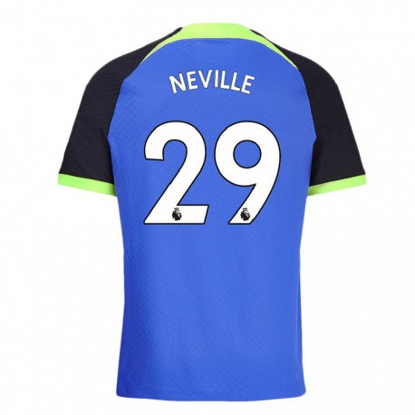 Kandiny Deti Ashleigh Neville #29 Modro Zelená Dresy Idegenbeli Csapatmez 2022/23 Triĭká