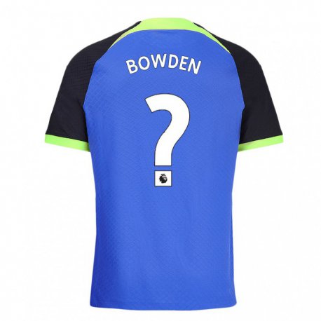 Kandiny Deti Jamie Bowden #0 Modro Zelená Dresy Idegenbeli Csapatmez 2022/23 Triĭká