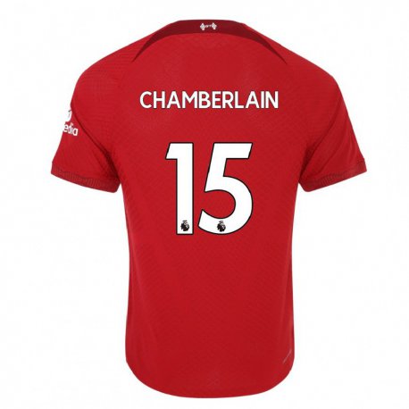 Kandiny Muži Alex Oxlade Chamberlain #15 Tmavo Červená Dresy Hazai Csapatmez 2022/23 Triĭká