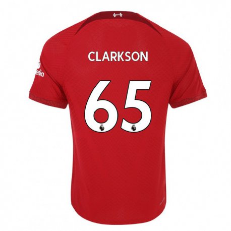 Kandiny Muži Leighton Clarkson #65 Tmavo Červená Dresy Hazai Csapatmez 2022/23 Triĭká