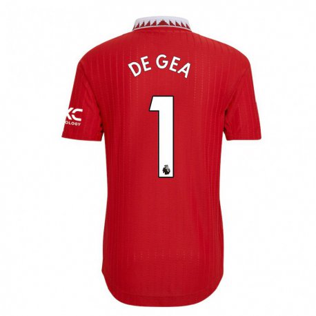 Kandiny Muži David De Gea #1 Červená Dresy Hazai Csapatmez 2022/23 Triĭká