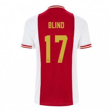 Kandiny Muži Daley Blind #17 Tmavo Červená Biela Dresy Hazai Csapatmez 2022/23 Triĭká