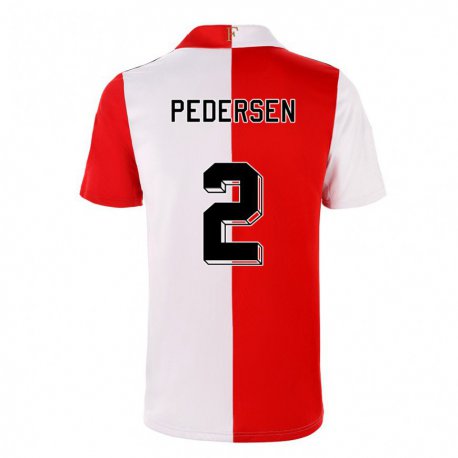 Kandiny Muži Marcus Pedersen #2 Čili Biela Dresy Hazai Csapatmez 2022/23 Triĭká