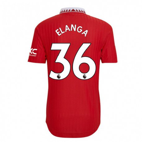 Kandiny Muži Anthony Elanga #36 Červená Dresy Hazai Csapatmez 2022/23 Triĭká