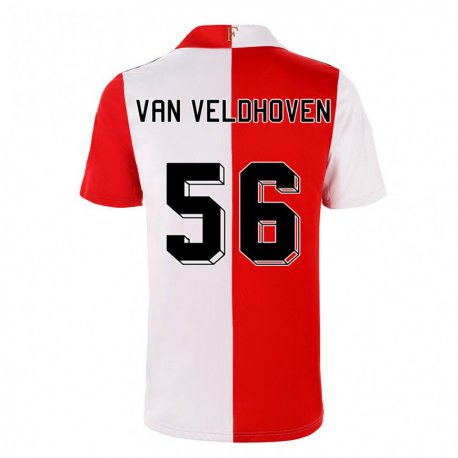 Kandiny Muži Kars Van Veldhoven #56 Čili Biela Dresy Hazai Csapatmez 2022/23 Triĭká