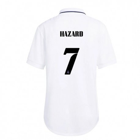 Kandiny Muži Eden Hazard #7 Biela Fialová Dresy Hazai Csapatmez 2022/23 Triĭká