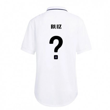 Kandiny Muži Ferran Ruiz #0 Biela Fialová Dresy Hazai Csapatmez 2022/23 Triĭká