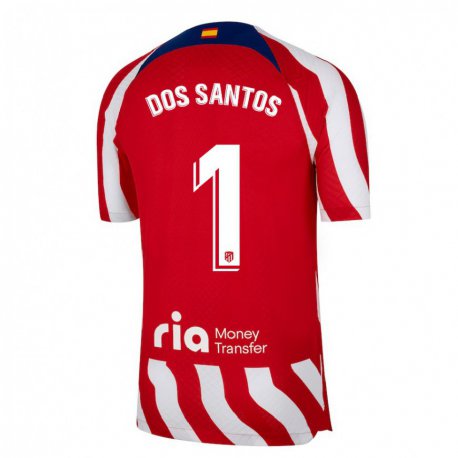 Kandiny Muži Alex Dos Santos #1 Červená Biela Modrá Dresy Hazai Csapatmez 2022/23 Triĭká