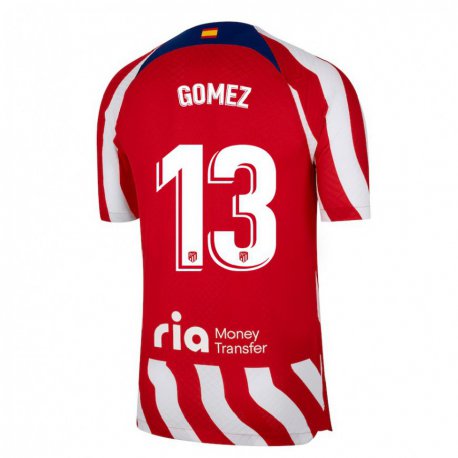Kandiny Muži Christian Gomez #13 Červená Biela Modrá Dresy Hazai Csapatmez 2022/23 Triĭká