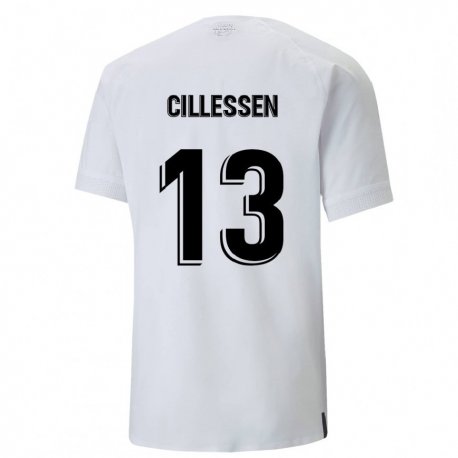 Kandiny Muži Jasper Cillessen #13 Krémovo Biela Dresy Hazai Csapatmez 2022/23 Triĭká