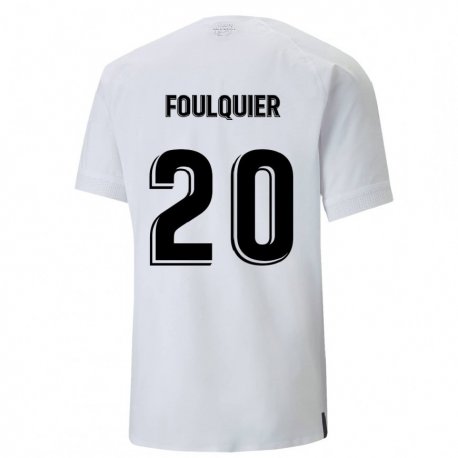 Kandiny Muži Dimitri Foulquier #20 Krémovo Biela Dresy Hazai Csapatmez 2022/23 Triĭká