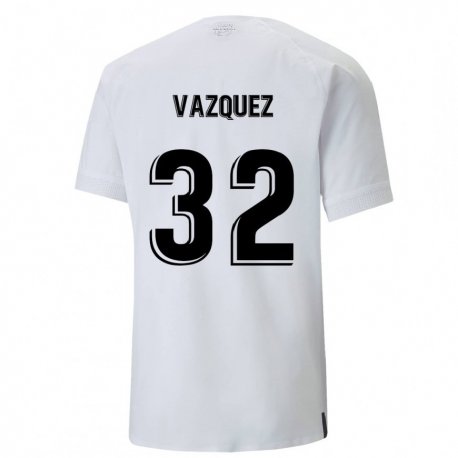 Kandiny Muži Jesus Vazquez #32 Krémovo Biela Dresy Hazai Csapatmez 2022/23 Triĭká