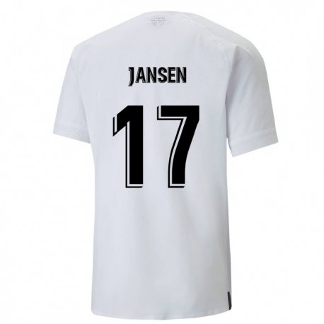 Kandiny Muži Ellen Jansen #17 Krémovo Biela Dresy Hazai Csapatmez 2022/23 Triĭká