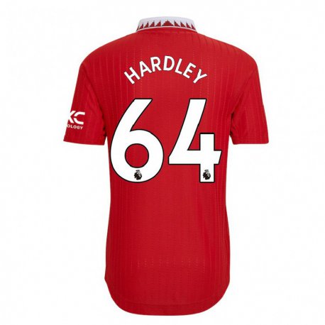 Kandiny Muži Bjorn Hardley #64 Červená Dresy Hazai Csapatmez 2022/23 Triĭká