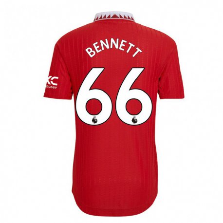 Kandiny Muži Rhys Bennett #66 Červená Dresy Hazai Csapatmez 2022/23 Triĭká