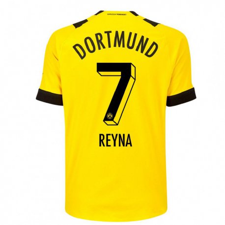 Kandiny Muži Giovanni Reyna #7 Žltá Dresy Hazai Csapatmez 2022/23 Triĭká