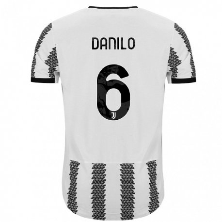 Kandiny Muži Danilo #6 Biely Čierny Dresy Hazai Csapatmez 2022/23 Triĭká
