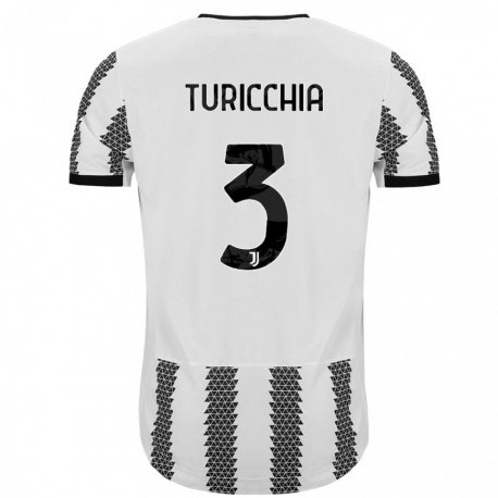Kandiny Muži Riccardo Turicchia #3 Biely Čierny Dresy Hazai Csapatmez 2022/23 Triĭká