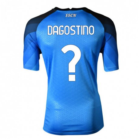 Kandiny Muži Giuseppe DAgostino #0 Tmavomodrá Šedá Dresy Hazai Csapatmez 2022/23 Triĭká