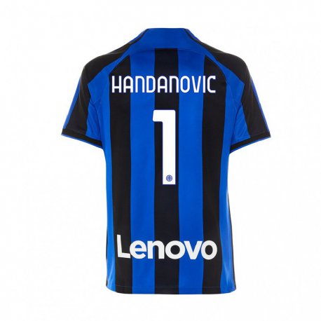 Kandiny Muži Samir Handanovic #1 Kráľovská Modrá Čierna Dresy Hazai Csapatmez 2022/23 Triĭká