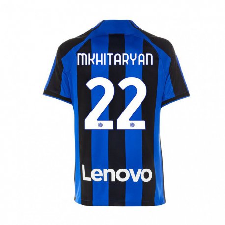 Kandiny Muži Henrikh Mkhitaryan #22 Kráľovská Modrá Čierna Dresy Hazai Csapatmez 2022/23 Triĭká