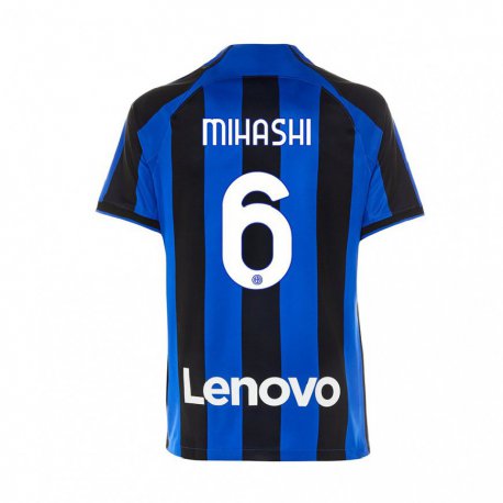 Kandiny Muži Mana Mihashi #6 Kráľovská Modrá Čierna Dresy Hazai Csapatmez 2022/23 Triĭká