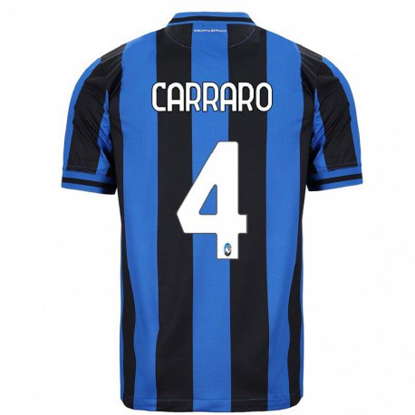 Kandiny Muži Marco Carraro #4 Modrá Čierna Dresy Hazai Csapatmez 2022/23 Triĭká